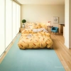 Yellow carrot pattern wedding home textile bedding set 2026 Bedding details Picture